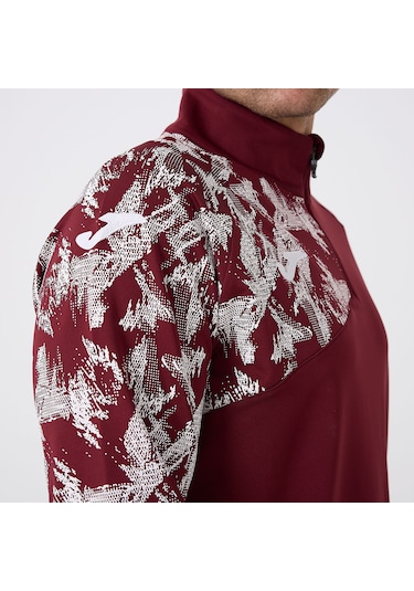 Bordo Joma Erkek Futbol Sweatshirt Premium Training Sweat 9212328 Bordo