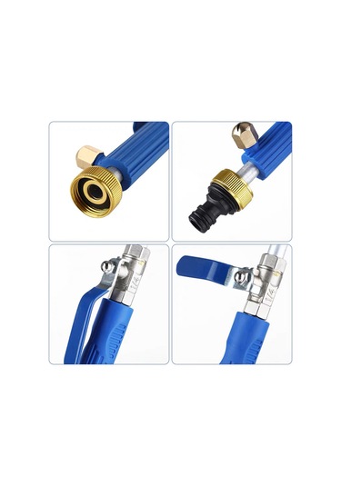 Tenfowee Yüksek Basınçlı Bahçe Ve Araba Yıkama Tabancası - 2 Nozullu, Uzatma Hortumlu