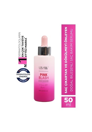 Uraw Pink Blash Dökülen Ve Yıpranmış Saçlara Özel Serum
