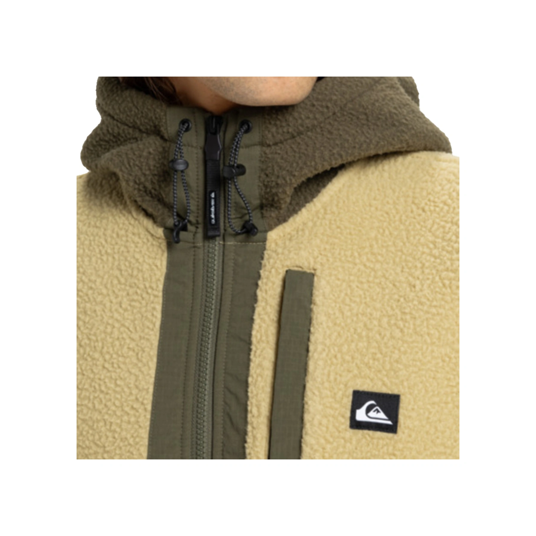 Quıksılver Quiksilver Ocean View Mix Up Hoody Erkek Yeşil Polar 6490 Yeşil