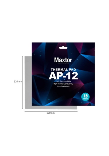 Maxtor 120x120x1.5mm 14.8W/mk silikon Pad CPU/GPU Pad