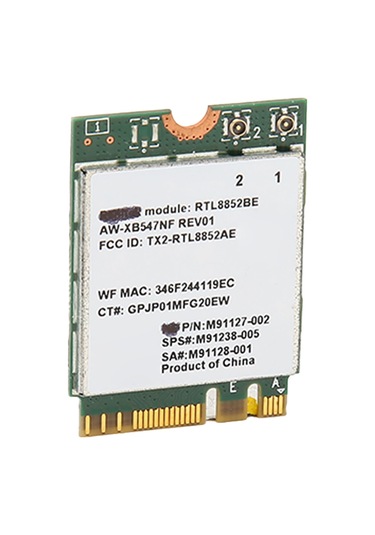 Hombey Rtl8852be M.2 Wifi 6 1800mbps Dahili Kablosuz Kart, 2.4g/5g Çift Frekans, Bluetooth 5.2, Mu-mımo Teknolojisi, Bilgisayar İçin Lenovo/hp Desteği Yok