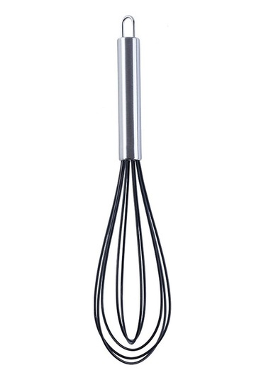 Soulader 12 İnç Profesyonel Mutfak Mikseri Yedek Aksesuar Dayanıklı Silikon Spatula Çırpıcı 2'li Paket Siyah