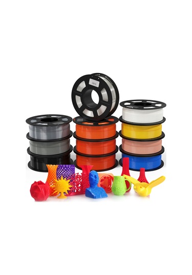 Wezone 1.75mm Çaplı Gri Petg 3d Yazıcı Filamenti - 1kg Ağırlık, 220-250 C Baskı Sıcaklığı