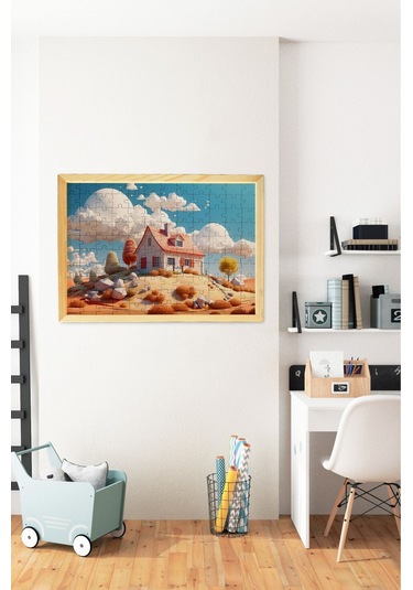 Ahşap Çerçeveli Puzzle - Tablo Kod: Hthp - 003 23 X 32 120 Parça