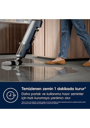 Electrolux Ultimate 800  EW81U3DB 21.6 V Islak Ve Kuru Dikey Şarjlı Süpürge