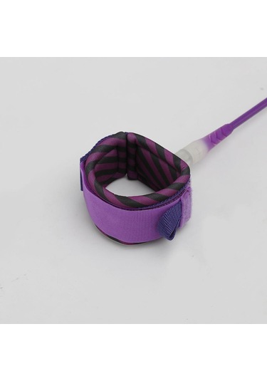 Suntek Sörf Tahtası Tasma Bacak İpi Çift Paslanmaz Mor-8-ft