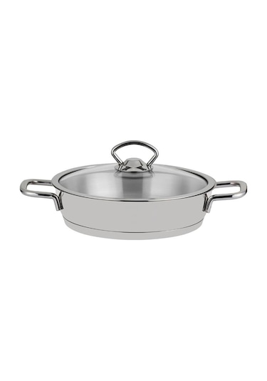 Nehir Silver 6 Parça Çelik Sahan Seti