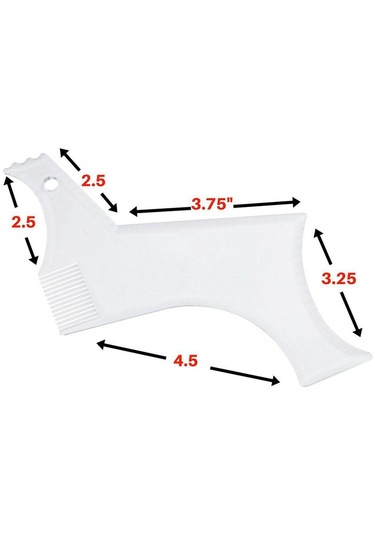 Suntek Erkek Sakal Şekillendirme Cetveli Yüz Saç Temizlemek