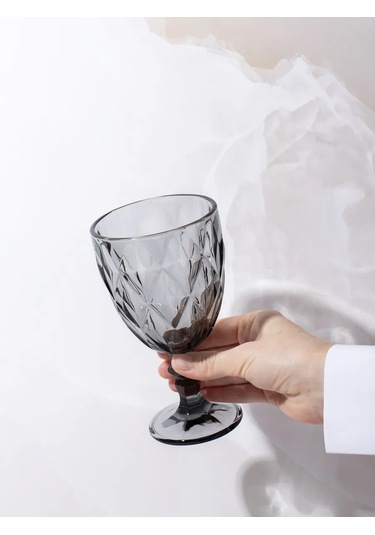 Aura Of Bohemia Kırmızı Ve Beyaz Şaraplar İçin 324 Ml'lik 4 Adet Kadeh Seti 226166609 Gri