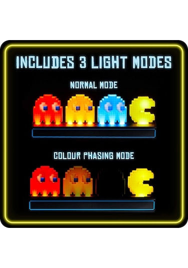 Yunboo Müzik Ritmi Algılayıcı Piksel Atışlı Led Işık, Oda Ambiyanı Dekorasyonu, Akıllı Ses Kontrollü Gece Lambası Yeme Bezelye Desenli Diğer