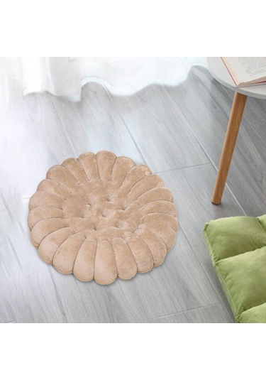 Suntek Peluş Zemin Yastık Kanepe Ofis Yurt Için Yuvarlak-haki