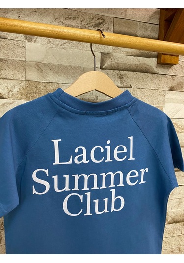 Laciel Paris Summer Clup Oversize Çocuk Tişört Turuncu