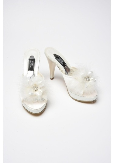 Gc Platform Kurdela Tüylü Bayan Terlik 145 (546537410)