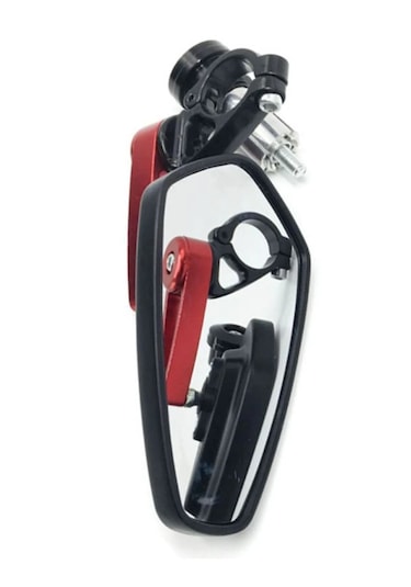 Motosiklet Katlanabilir Gidon Ayna Universal Ayarlanabilir Red