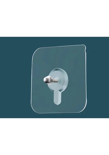 Ultra Güçlü Vantuzlu Askı 5 Adet, Banyo Mutfak Raf Fotoğraf Çerçeve Askısı, Vantuzlu Çivi Şeffaf