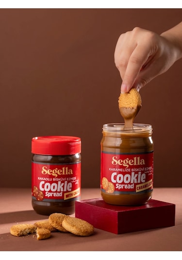 Segella Kakaolu Bisküvi Ezmesi + Karamelize Bisküvi Ezmesi 2 x 350 G