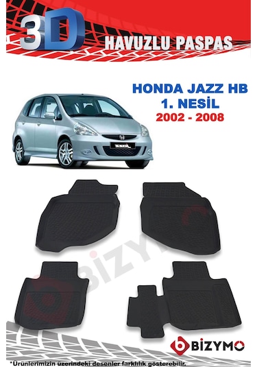 Honda Jazz 1. Nesil Hb 2002-2008 3D Paspas Takımı Bizymo