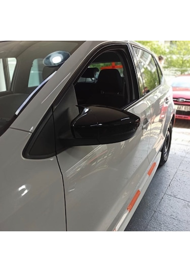 Volksvogen Polo 6r-6c 2009-2017 Batman Yarasa Ayna Kapağı Piano Black Abs Plastik