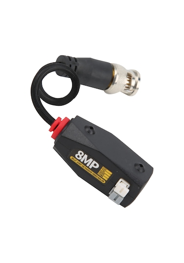 Lemestar 6 Adet 8mp Video Güç Balun, Ahd/tvı/cvı/cvbs Desteği, 400m Iletim, Frenzy Korumalı, Pasif Tasarım, Yüksek Güvenlik