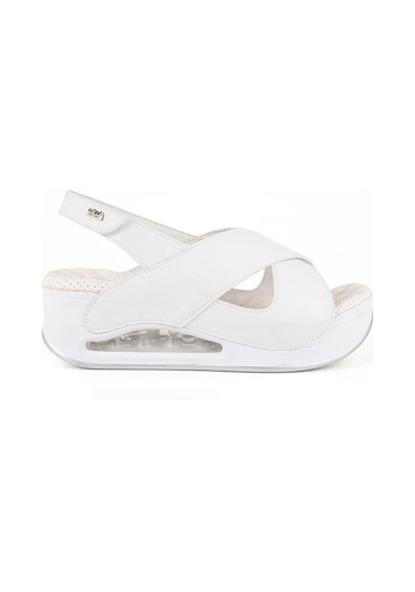 Muya Assos Anatomik Air Max Taban Kadın Sandalet Beyaz 37