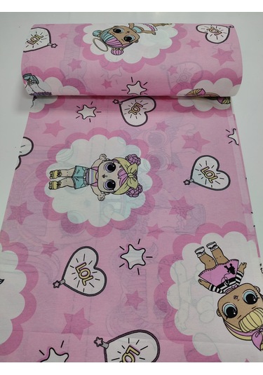 Ranforce Metrelik, Nevresimlik Kumaş - 100x240 Lol Bebek