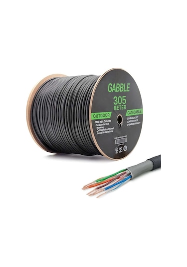 Gabble Outdoor Utp 305m Cat6 Ethetnet Kablo