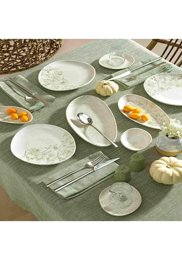 Pierre Cardin Lona 28 Parça Kahvaltı Takımı Yeşil