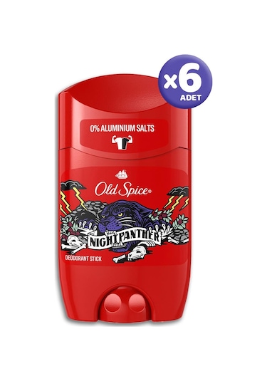 Old Spice Night Panter Erkek Stick Deodorant 6 x 50 ML