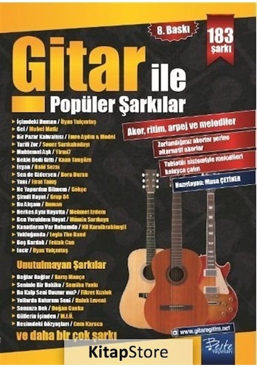 Gitar ile Popüler Şarkılar - Musa Çetiner - Beste Yayınları