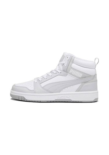 Puma Rebound V6 White-ash Gray Unisex Spor Ayakkabısı 392326-05 Çok Renkli
