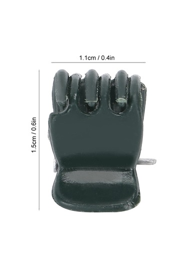 Folinda Bahçe Bitkileri Gelişimini Destekleyen 1.1cm Plastik Çiçek Sapı Sabitleyici Klip - 200 Adet Bahçe Aracı