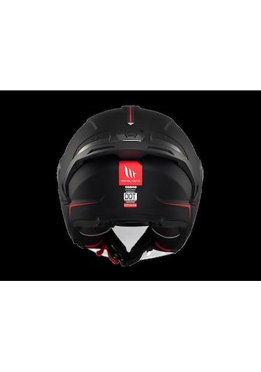 Mt Helmets Mt Cosmo Sv Çenesiz Gözlüklü Motosiklet Kaskı Mat Siyah
