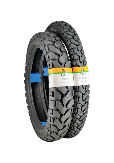 120/80-18 Ve 90/90-21 Tl Tubeless - Dubleks Lastik Takımı
