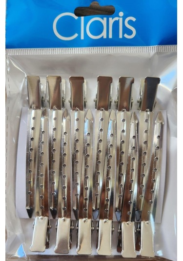 Claris Metal Saç Pensi 12'li
