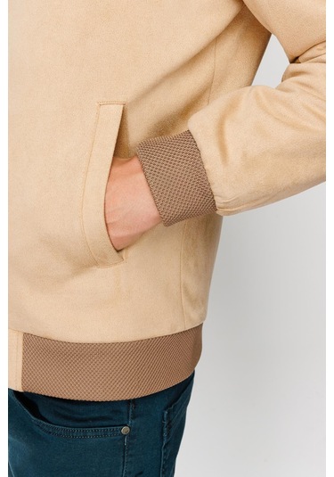 Igs Erkek Bej Standart Std Süet Mont Bej