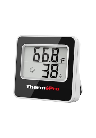 ThermoPro TP157 İç Mekan (Sera, Dolap, Bebek Odası) Hassas Sıcaklık ve Nem Ölçer Mini Termometre