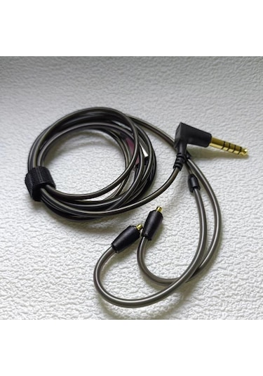 Ie900 Mmcx Arayüz Kulaklık Kablosu - Bükülmüş Fişli Yedek Ses Onarım Hattı