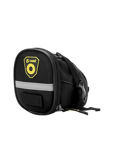 Jeemson Dayanıklı Bisiklet Sele Çantası - Aletleriniz İçin Güvenli Depolama Siyah