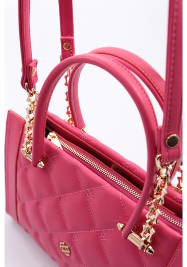 Dgn 657 Kadin Zincirli Çanta 657-2326-R0507 Fuşya