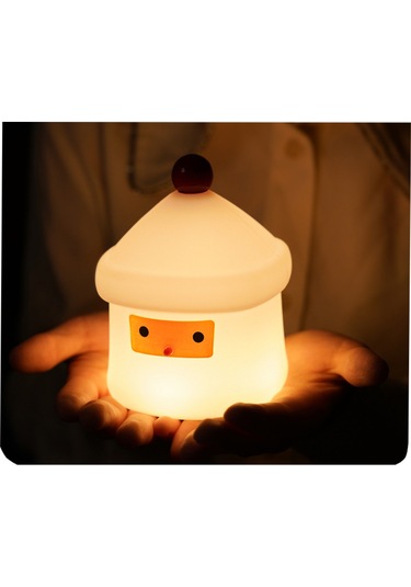 Sevimli Noel Baba Gece Lambası, 7 Led'li Çocuk Lambası