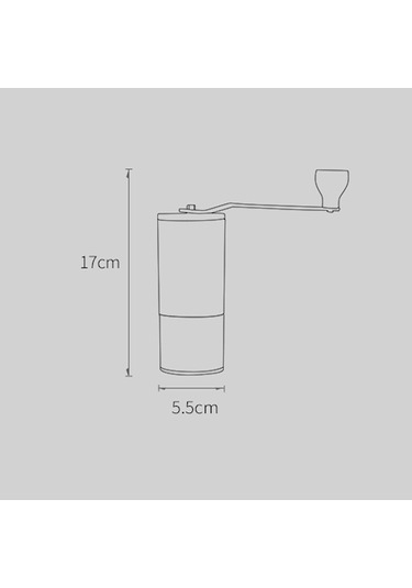 Sones Ev Tipi Taşınabilir El Kranklı Kahve Makinesi Ayrılabilir Manuel Öğütücü Kahve Öğütücü