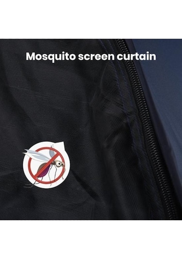 Pazly Gökyüzü Mavisi Taşınabilir Güneş Kafa Çadırı - Plaj Kamp Ev Kullanım İçin Pratik Uv Koruma Mavi