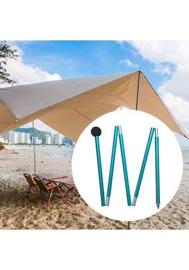 Suntek Çadır Direği Beş Bölümlü Barınak Yapımı Plaj Yeşil