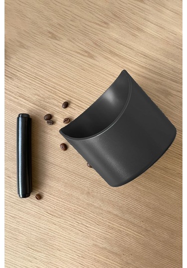 580 Ml Plastik Kahve Atık Çekmecesi Posa Tablası Knock Box Cin987 Siyah