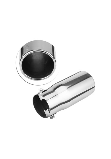 Geeroyoo Otomobil Uyumlu Paslanmaz Çelik Eşit Açık Ekzos Borusu - Kolay Kurulum,  Tasarım, 55-65mm Giriş Çapı