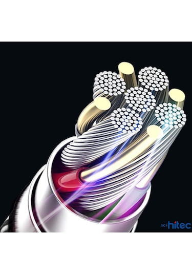 Schitec 6a 20w Type-c To Lightning 1m Hızlı Şarjkablo Mavi Yk255m