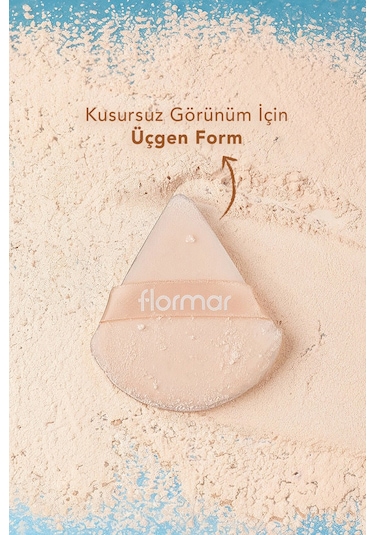 Flormar Üçgen Yumuşak Pamuksu Dokulu Kompakt Pudra Süngeri