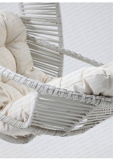Capri Swing Nobel Tekli Rattan Bahçe Balkon Salıncağı 001