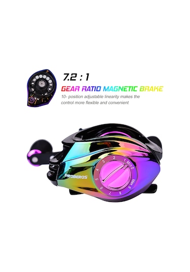 Gajeena Dw130 Metal Mikro Yem Sahte Makinesi Sol El 7.2:1 Diş Oranı 10kg Maksimum Sürtünme 9+1 Yataklı